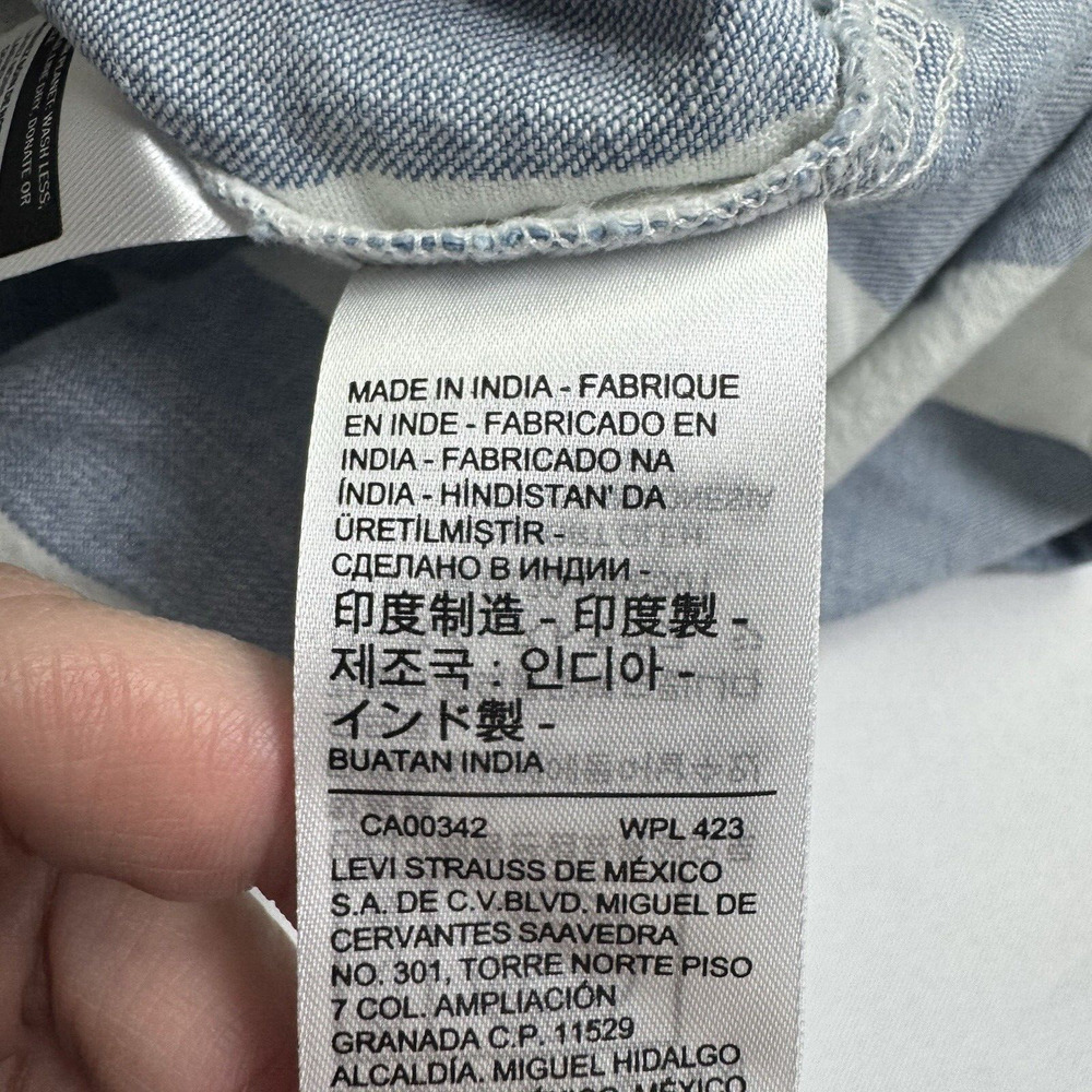 Levi's SilverTab Button Down Oversized Striped Sh… - image 7